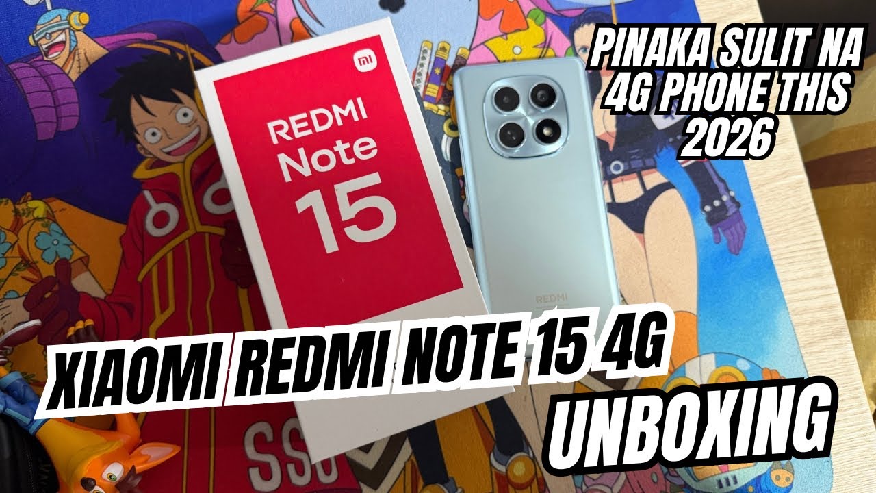 XIAOMI REDMI NOTE 15 4G UNBOXING AND QUICK LOOK: THE MOST AFFORDABLE 4G PHONE THIS 2026!