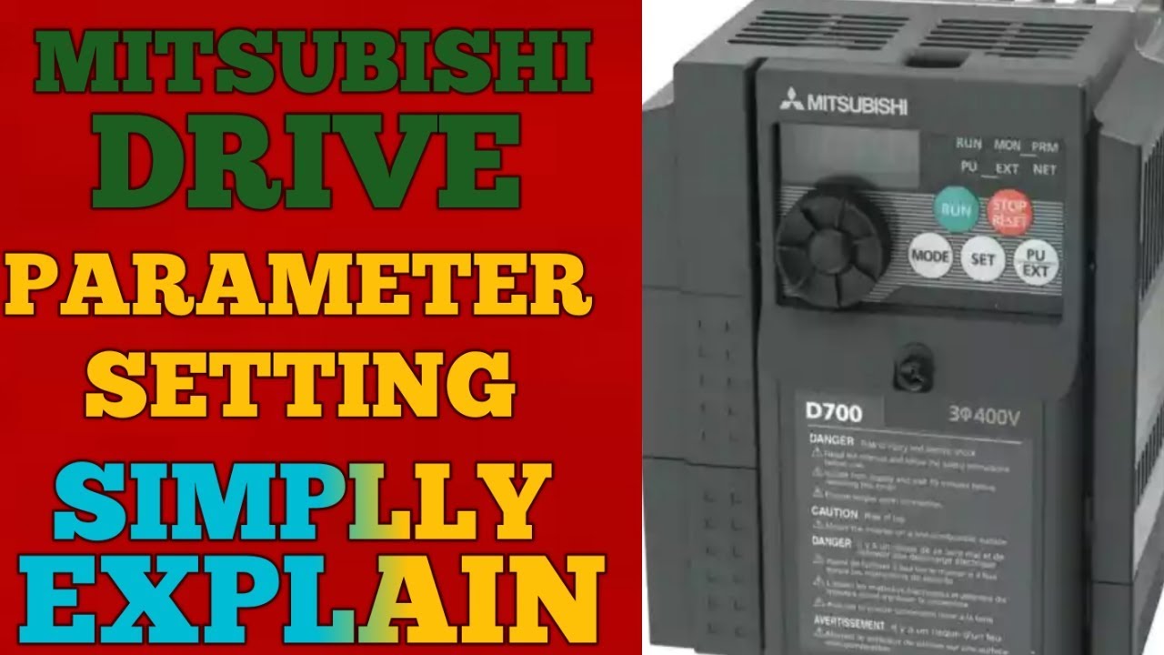 How to set MITSUBISHI DRIVE parameter