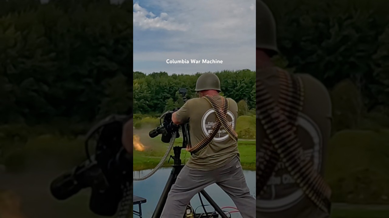 M134 Mini Gun vs 8 Ballistic Dummies