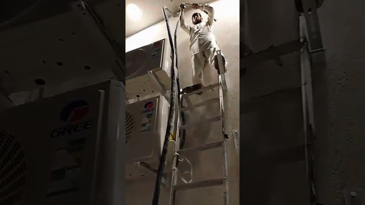 Yeh Kaam Dekh Kar Dil Kaanp Jaye 😨 Dangerous AC Work! 