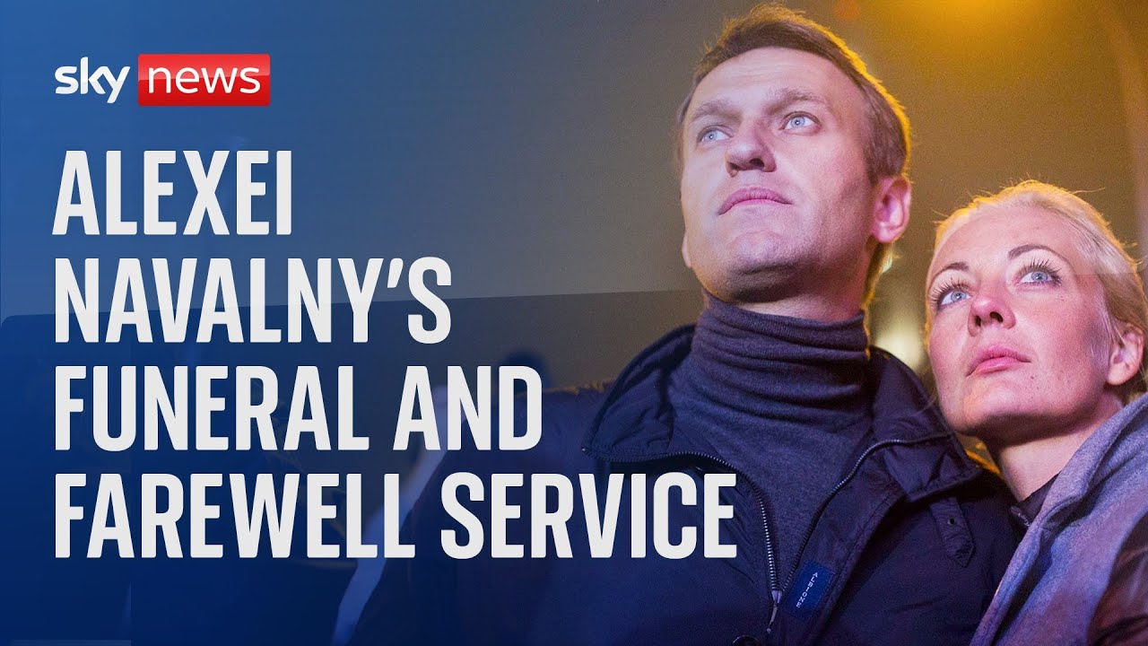 Watch: Russian opposition leader Alexei Navalny's funeral and farewell service
