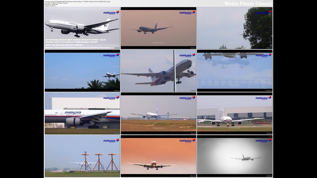 [FULLHD] 9M-MRO MH370 Malaysia Airlines Boeing 777-200ER Tribute KLIA KUL WMKK 2014