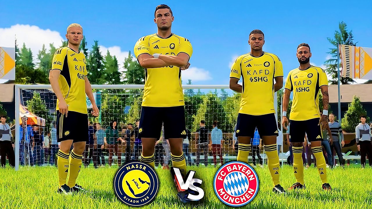 FIFA VOLTA 26 - RONALDO, NEYMAR, MBAPPE, KANE, HAALAND ALL STARS | AL NASSR VS BAYERN MUNICH