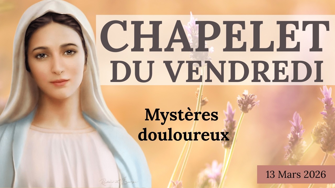 Rosaire du Jour | 13 mars | Mystères douloureux avec les méditations des saints