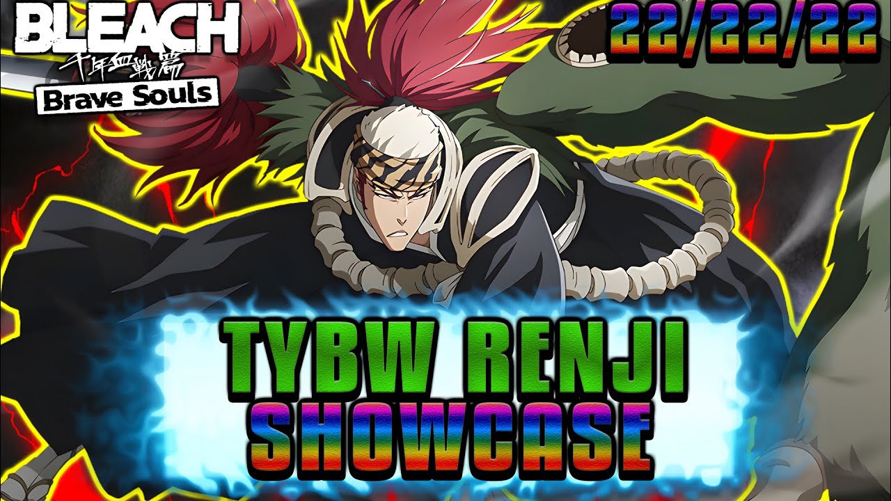BEST IN BBS! Tech TYBW Renji 2/5 T22 PvE Showcase | Bleach Brave Souls