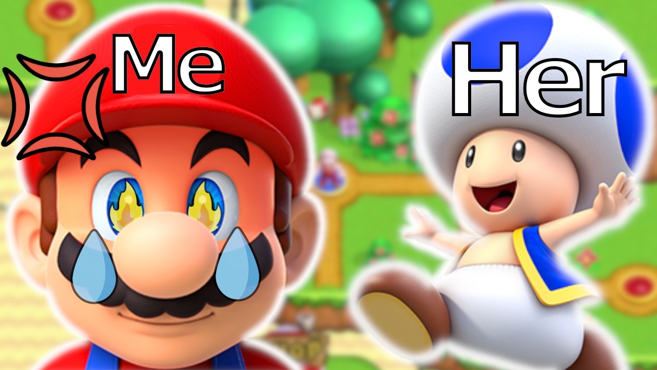 Playing Mario with a Non-Gamer is TOUGH | Newer Super Mario Bros. Wii [2]