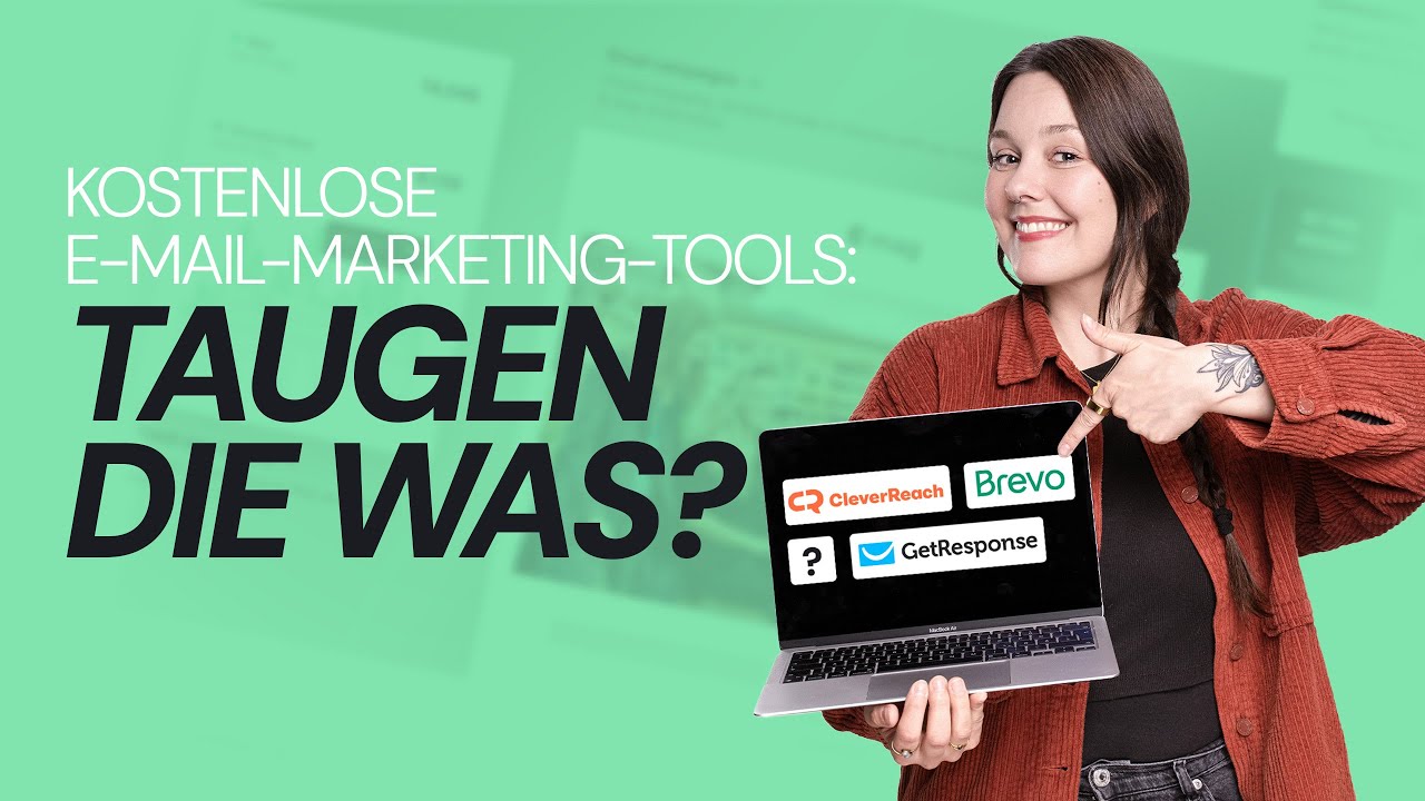 Die BESTEN KOSTENLOSEN E Mail Marketing Tools 🏅 (auch mit deutschsprachigen Optionen)