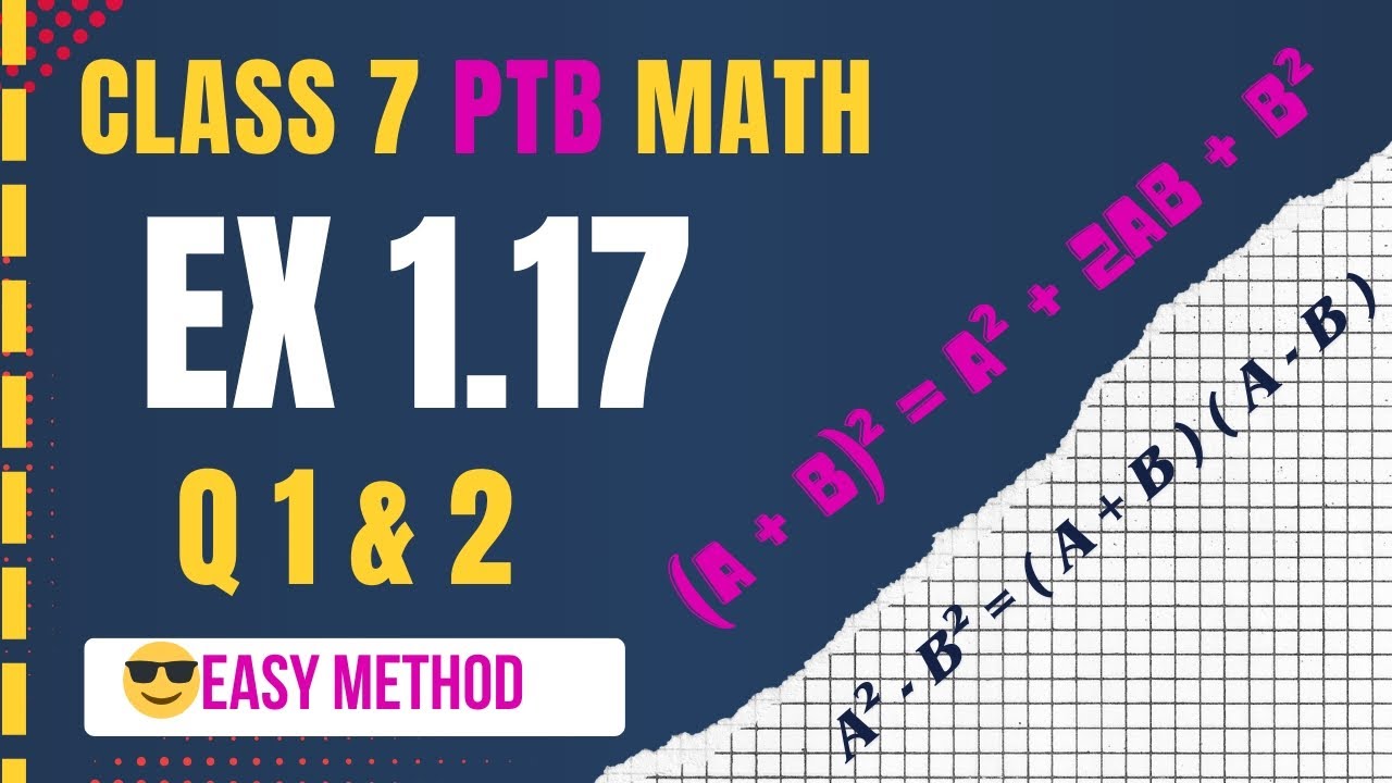 Class 7 Maths Ex 2.17 Q1 & Q2 | Easy Method | Step-by-Step Solution
