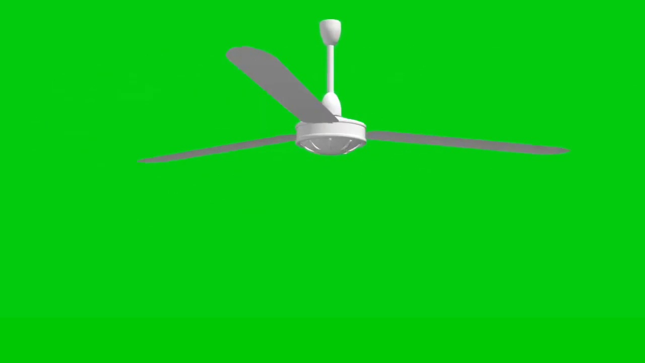 Ceiling fan green screen video not copyright free to use