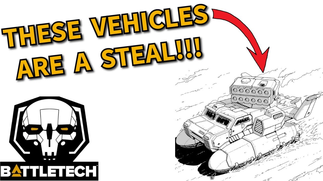 BEST tanks under 500 Battle Value! Battletech vehicles to swarm your enemies with!