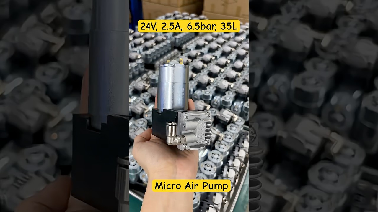 24V Air Pump CE Brush Motor 35L/min Mini Compressor