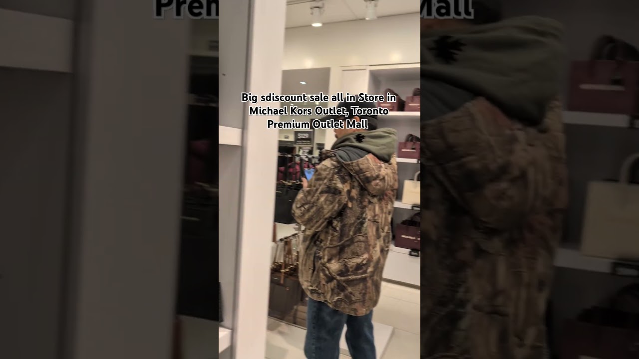 Michael Store all items on big discounts sale in Toronto Premium Outlet Mall