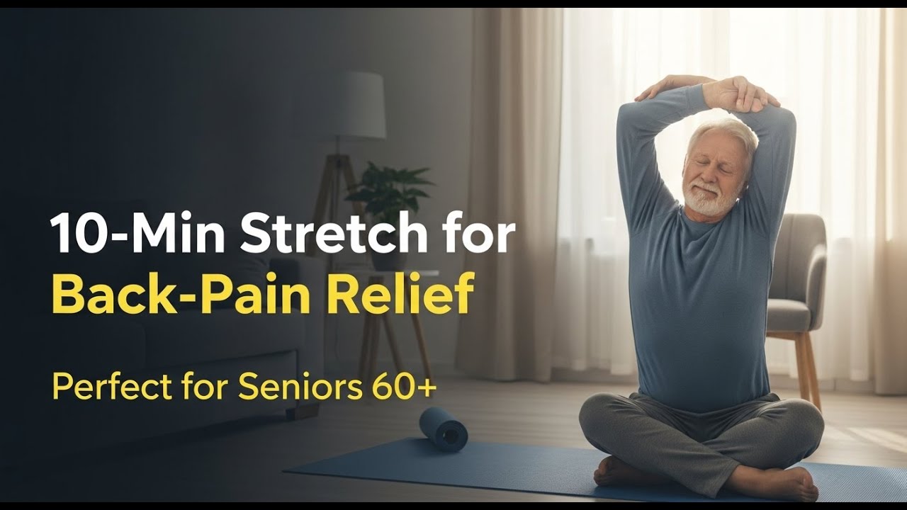 Over 60? Try This 10-Minute Stretch for Back Pain Relief