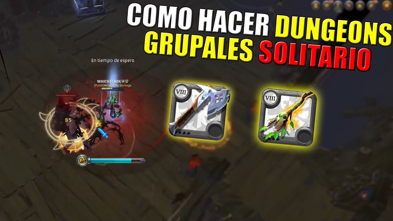 Como SOLEAR Dungeos GRUPALES en SOLITARIO (SOLO)? / TIER 4.0 | ALBION ONLINE