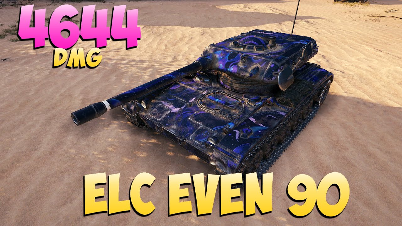 ELC EVEN 90 - 8 Фрагов 4.6K Урона - 1 vs 6! - Мир Танков