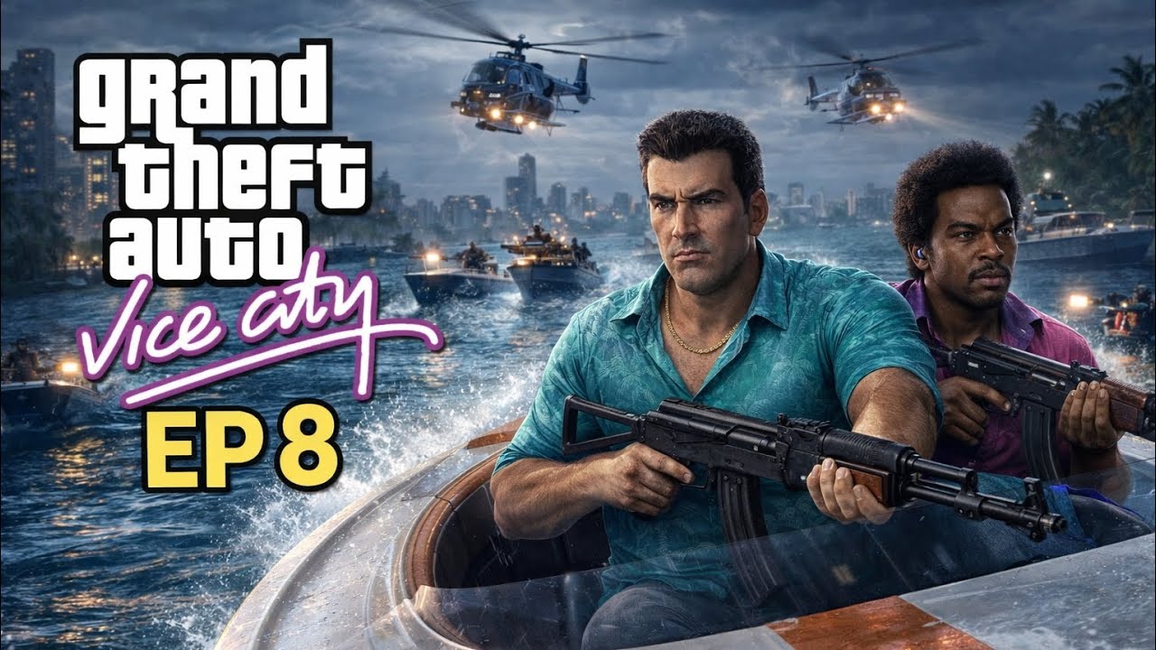 Tommy & Lance Dominate the Boat Race 😱🔥|| GTA Vice City Ep# 08