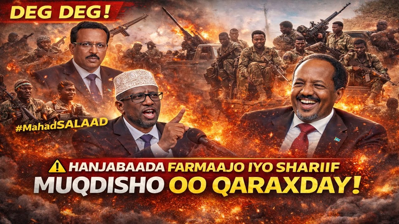 XOG HANJABAADA SHARIIF IYO FARMAAJO OO GALKA SEEFTA KALA BAXAY MUQDISHO KACSAN PUNTALND OO DIGNIIN 