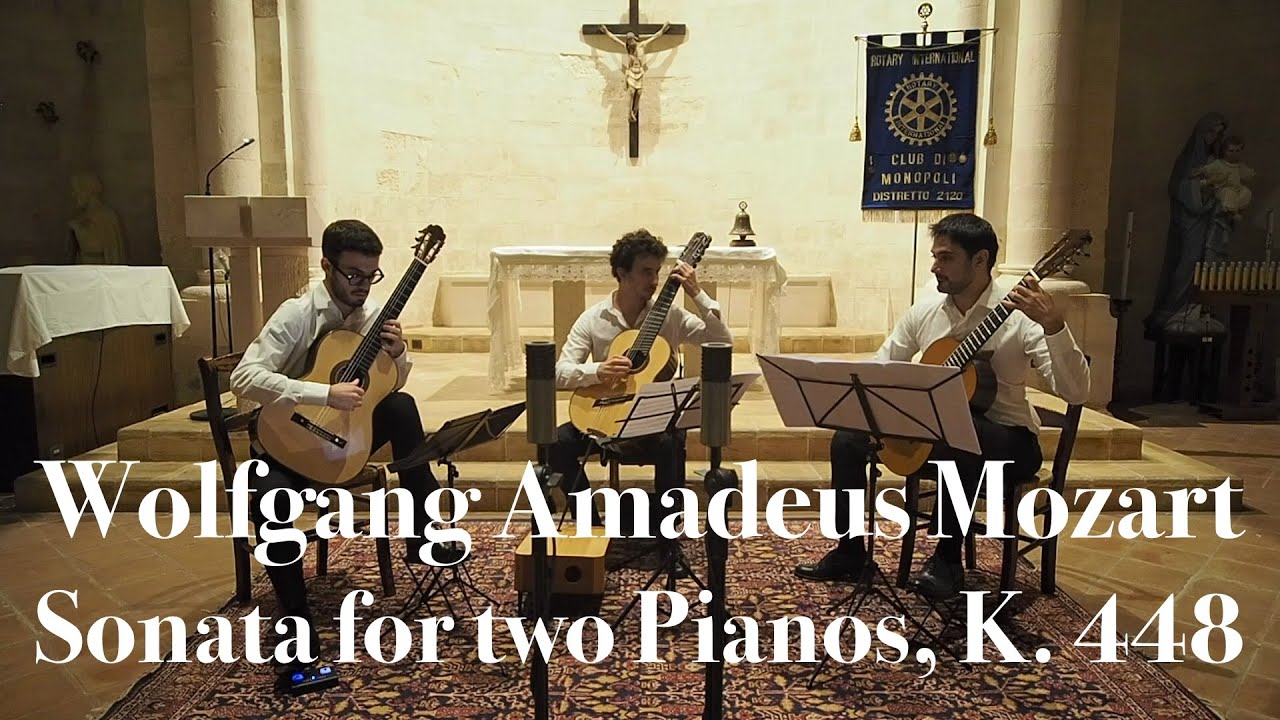 W.A. Mozart: Sonata for two Pianos, K. 448 (transcr. for Guitar Trio by Vincenzo Giura)