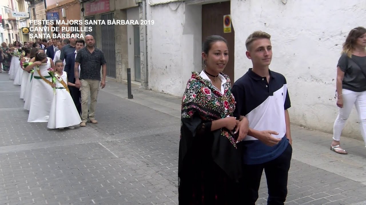 Festes Majors Santa Bàrbara: Canvi de Pubilles 2018 - 2019