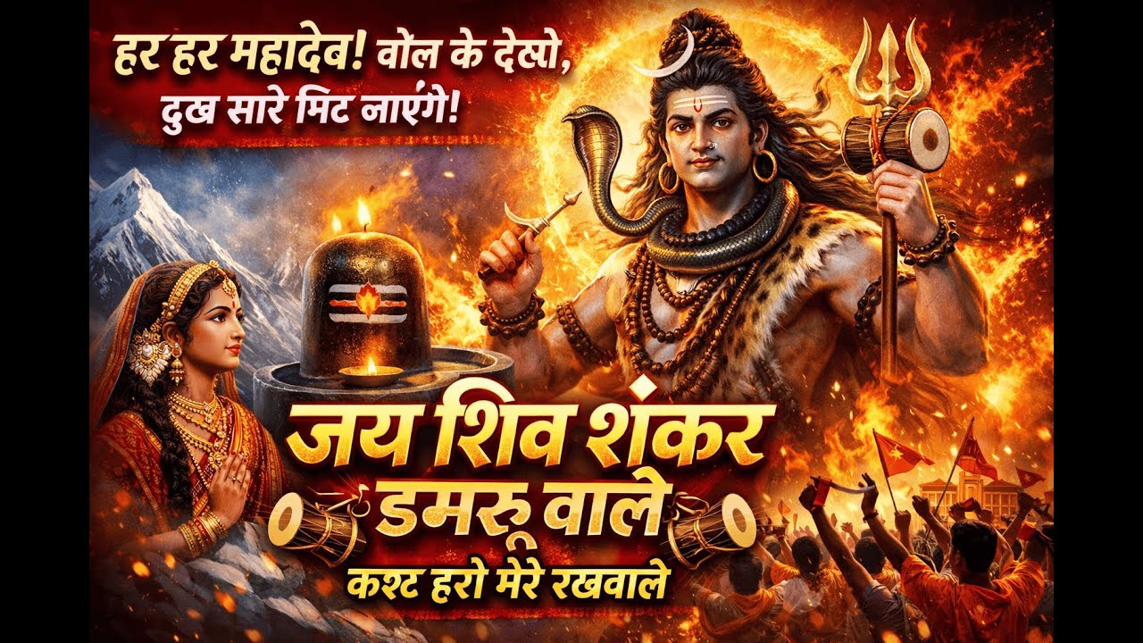 Bhole Baba Song I जय शिव शंकर डमरू वाले I सोमवार भजन I  Latest Shiv Bhajan 2026