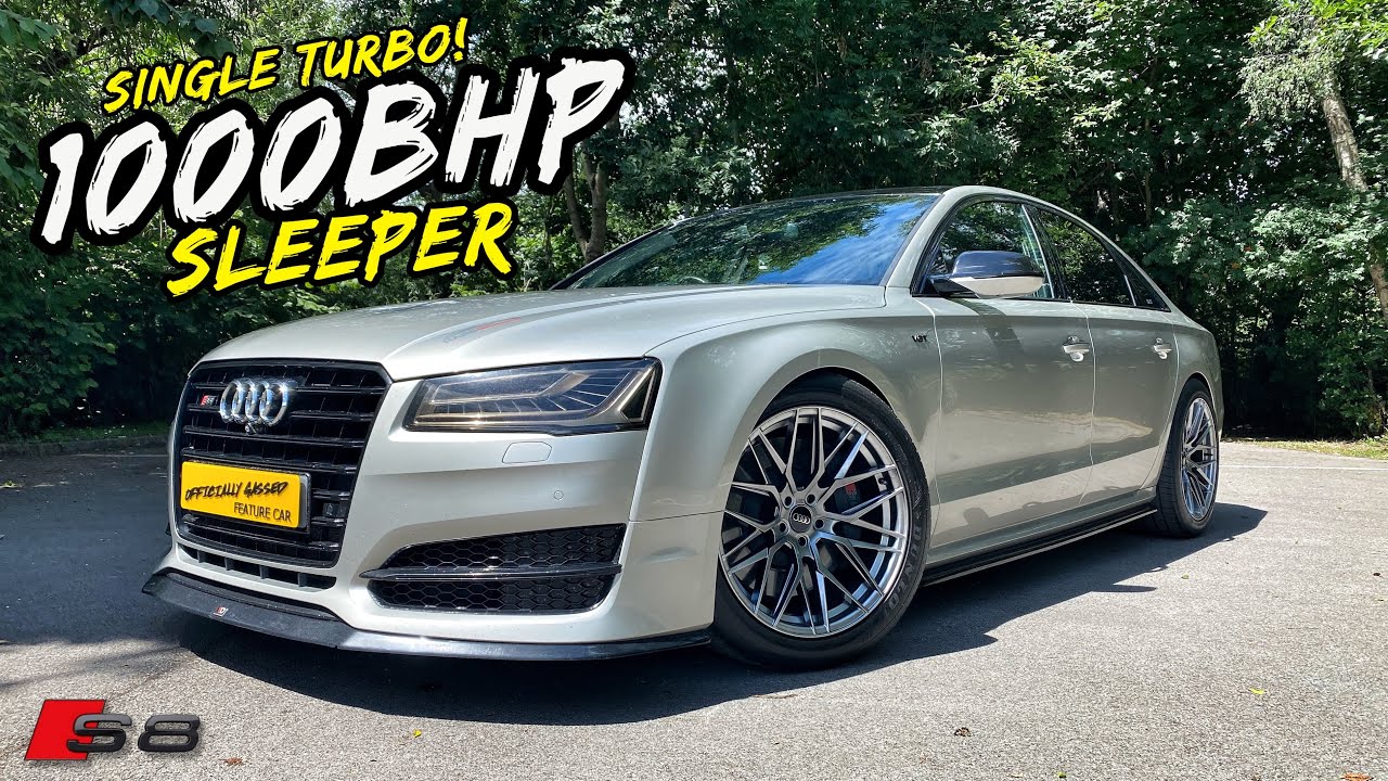 ЭТА БЕЗУМНАЯ *1000-СИЛЬНАЯ ОДНА ТУРБОКОМПОНЕНТА* AUDI S8 - ЭТО БЕЗУМИЕ!