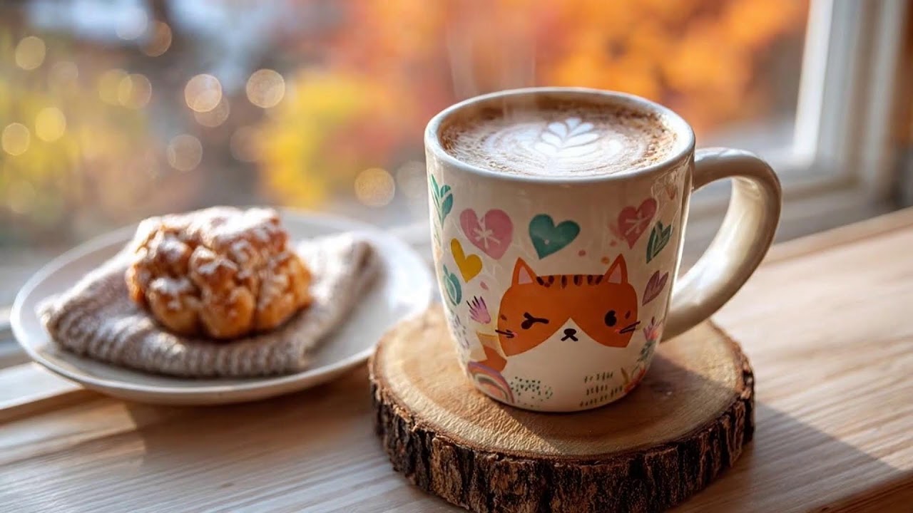 Midnight Piano for Coffee & Cats – Cozy Relax, Study, Sleep & Stress Relief ☕