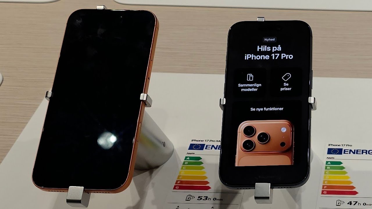 All the new iPhones 17 and 17 Pro. All colors hands on