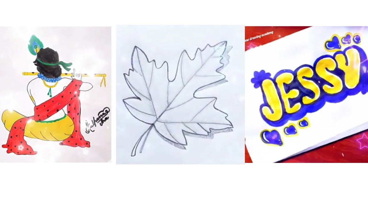 6 Amezing drawing ideas/painting/sketching/letter design/name lettering ideas/