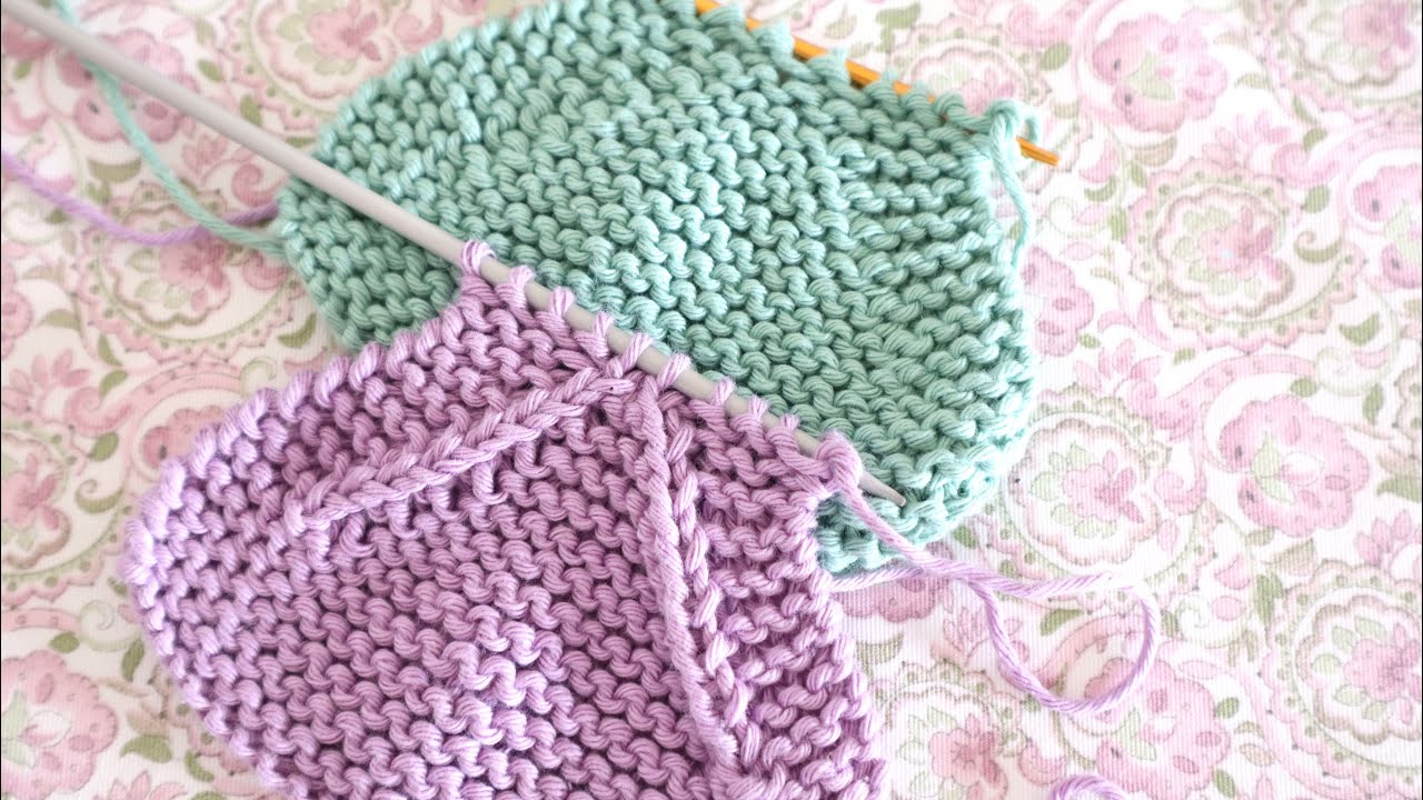 DIMINUCIONES EN PUNTO A DOS AGUJAS | APRENDER A TEJER 🧶