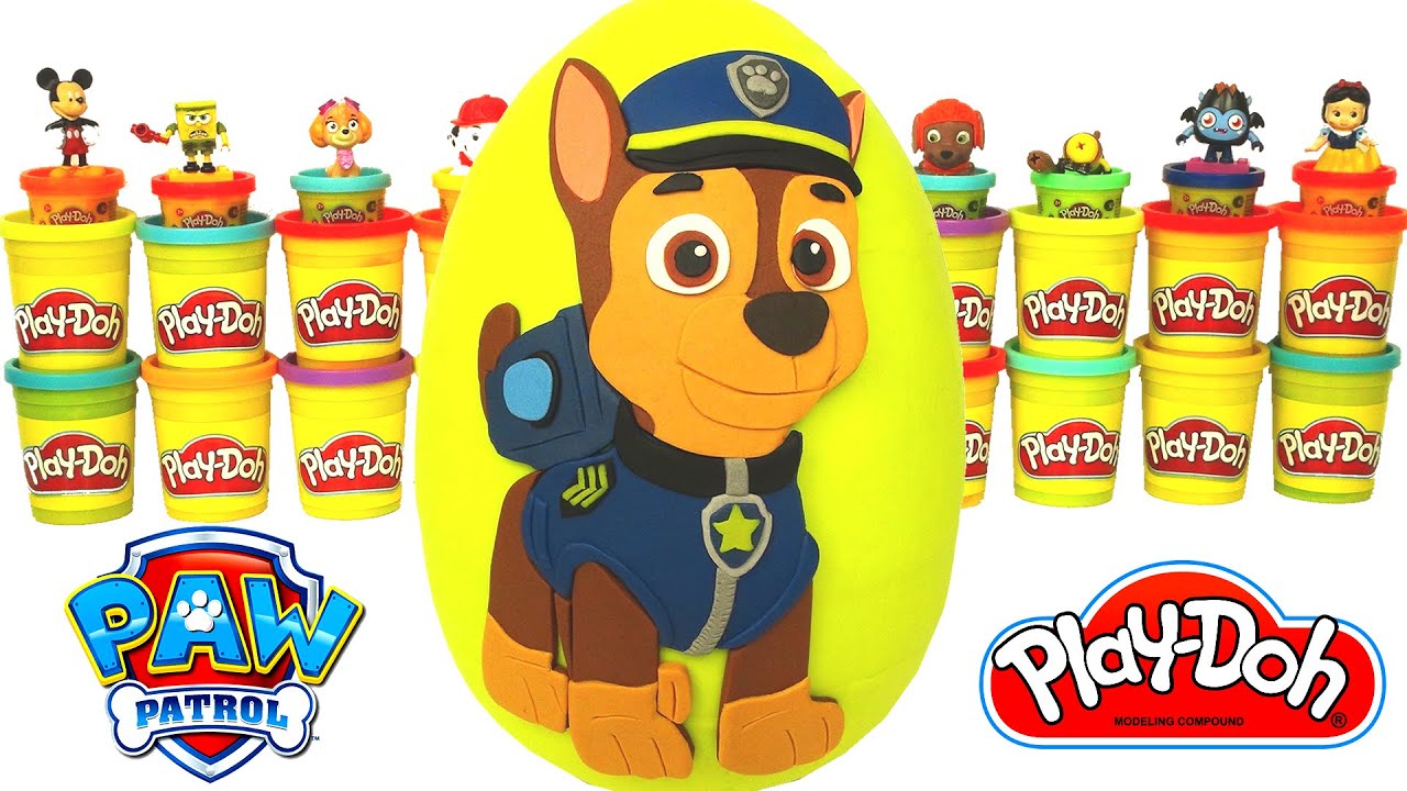 Paw Patrol Chase Sürpriz Yumurta Oyun Hamuru - Paw Patrol Oyuncakları Cicibiciler