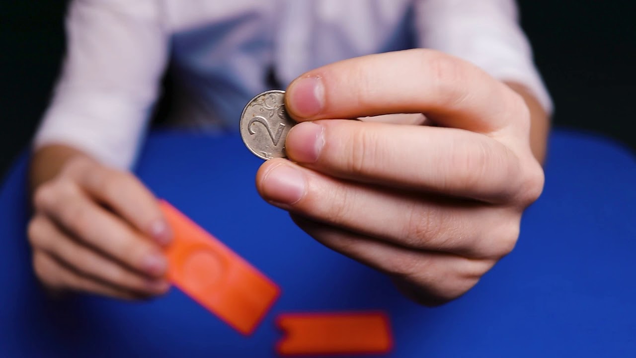 Фокус с исчезновением и появлением Монеты (Волшебный пенал)