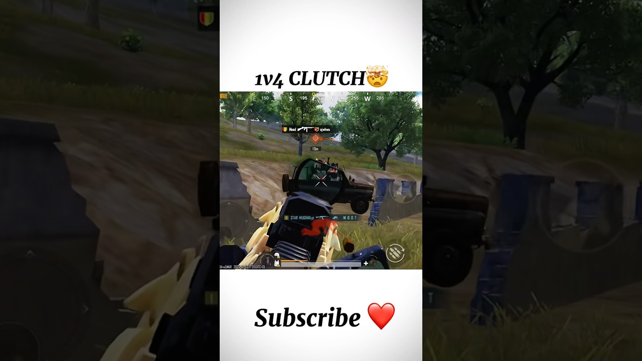 1v4 CLUTCH🔥