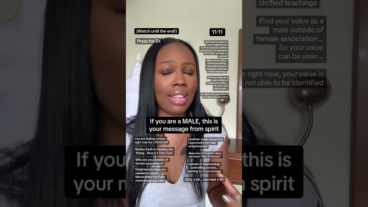 If you are male, this is your message from spirit - Sariyah The Oracle - Sariyah The Oracle