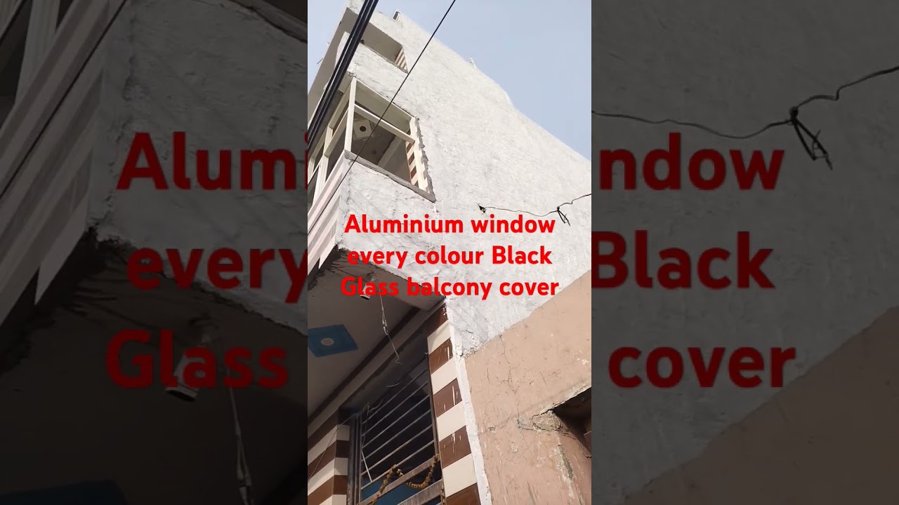Aluminium window every colour balcony cover