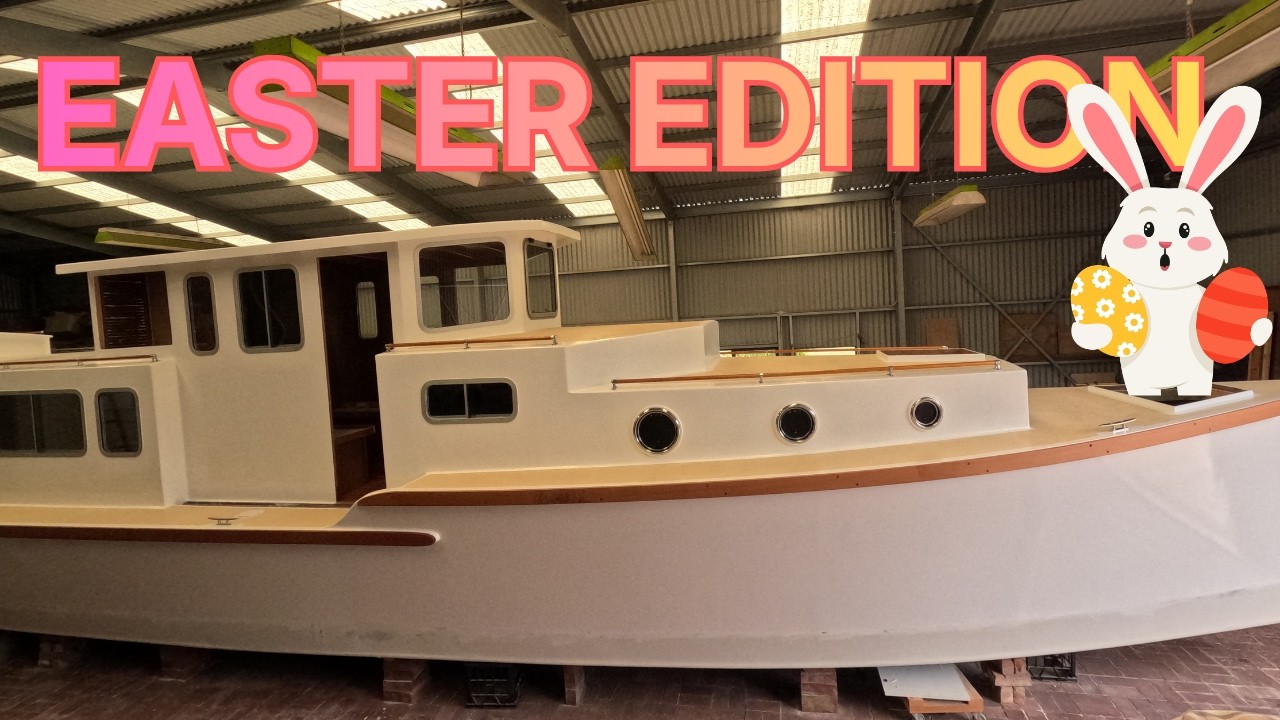 Easter edition E102 Building Dragonfly Wooden Boat Building