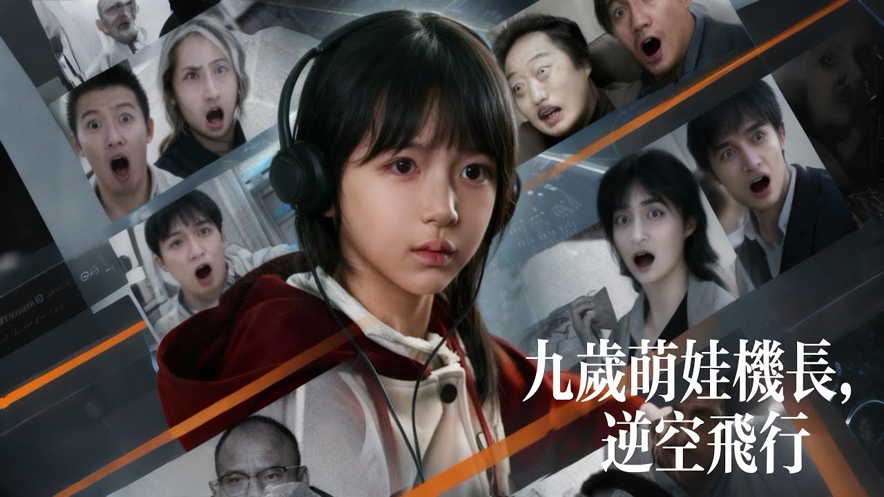 新劇搶先看【九歲萌娃機長】全機瀕臨墜毀，九歲女孩竟敢接手駕駛桿！落地後媒體逼她承認造假，直到被她用專業航空術語懟到啞口無言，才驚覺：這孩子像極了幾十年前殉職的傳奇女機長……