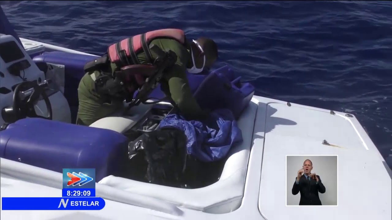 Cuba: Tropas Guardafronteras capturan una lancha rápida con marihuana
