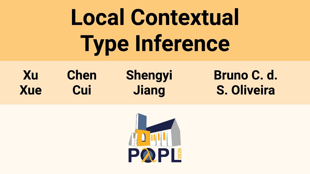 [POPL'26] Local Contextual Type Inference