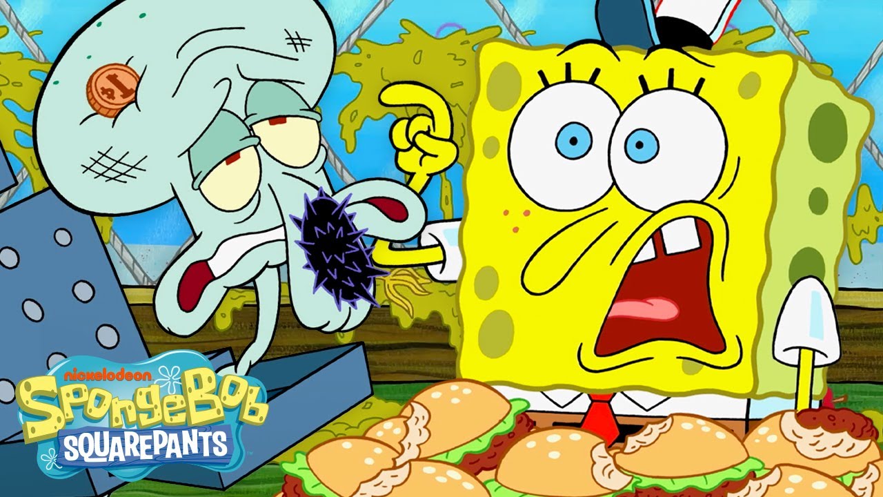 3 Hours of Krusty Krab Chaos! 🍔 | @SpongeBobOfficial