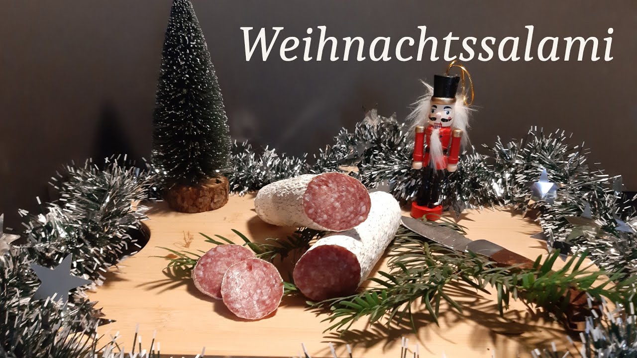 Salami bzw Trockenwurst ohne Darm einfach und schnell selbst gemacht