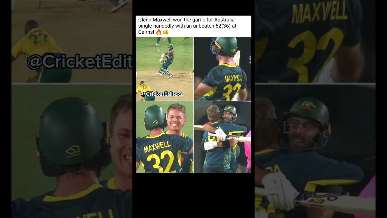 Glenn Maxwell Win The Series For Australia 🔥