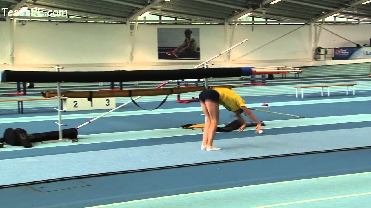 Pole Vault gymnastic exercises