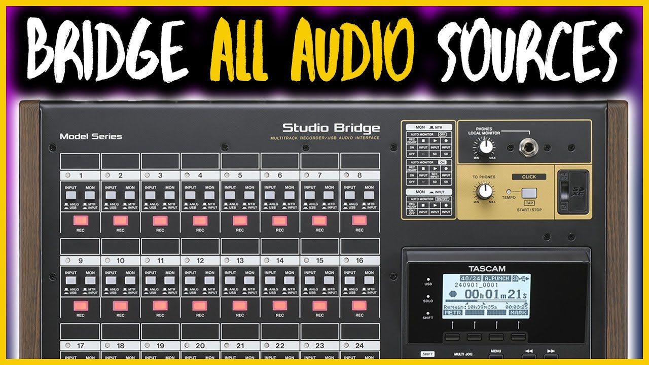 Ditch the Screen! Tascam's Studio Bridge: Analog Bliss in a Digital World?