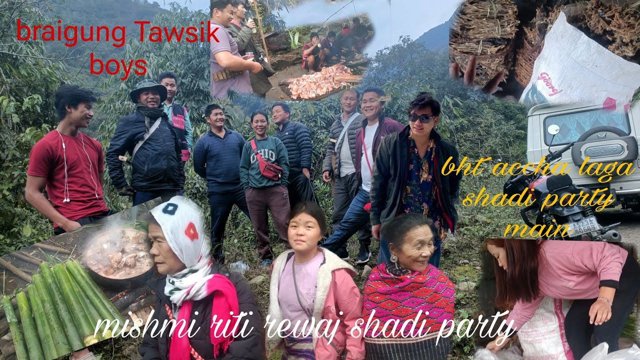 Mishmi tribal shadi party is tarah se hota hai #anjaw/lohit#district  #arunachal_pradesh