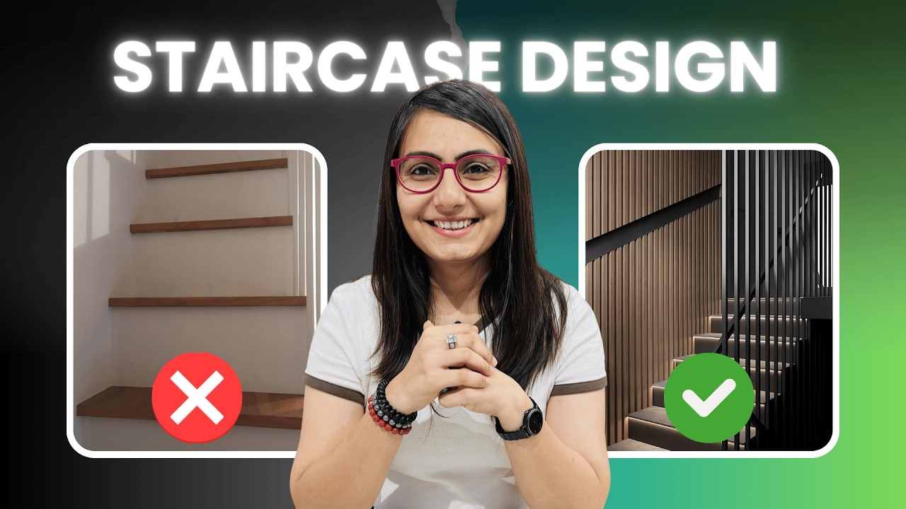 Staircase Design for Indian Homes | Types, Materials, Wall Ideas & Modern Staircase Tips