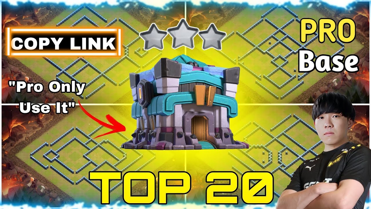 Best!!Th13 Pro Bases in Clashofclans!!Th13 Best War Layout With Link!!