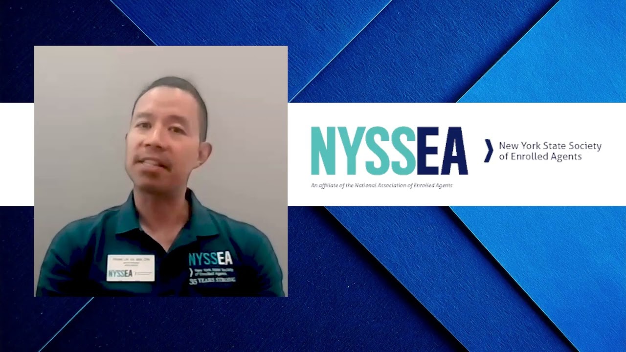 NYSSEA 2025 Conference Speaker Invite:  Frank Lin, EA, MBA, CPA