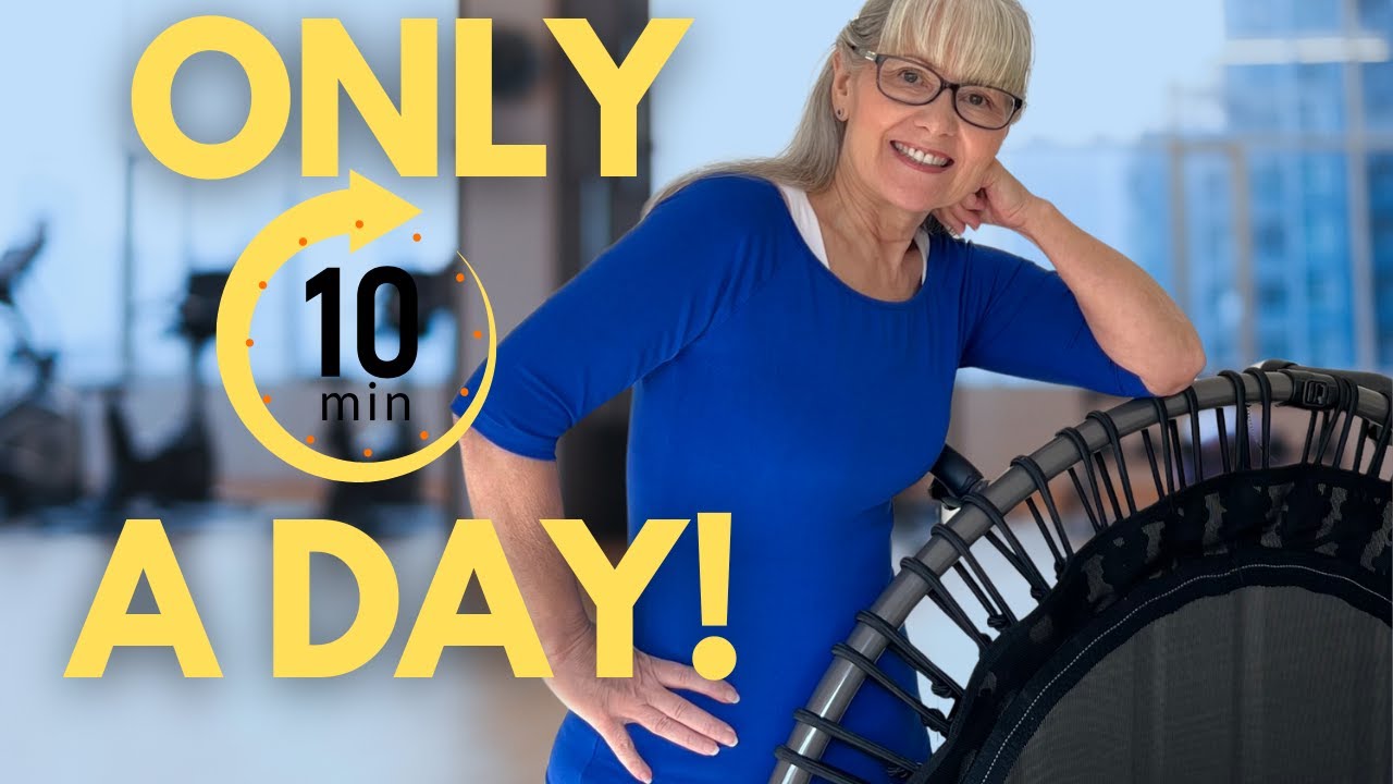 Get FIT in 10 Minutes a Day with this Proven Trampoline Workout!