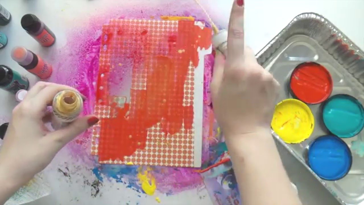 Journaling By 5s - Part 1 ~ Paint/Ink (Background)