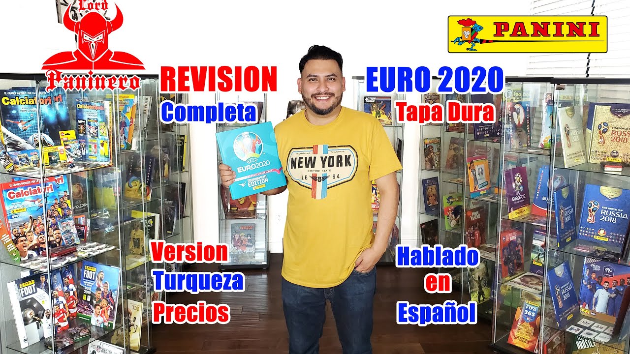 Panini Euro 2020 Turqueza Album Tapa Dura